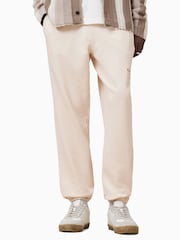AllSaints White Underground 100% Organic Cotton Joggers - Image 2 of 9