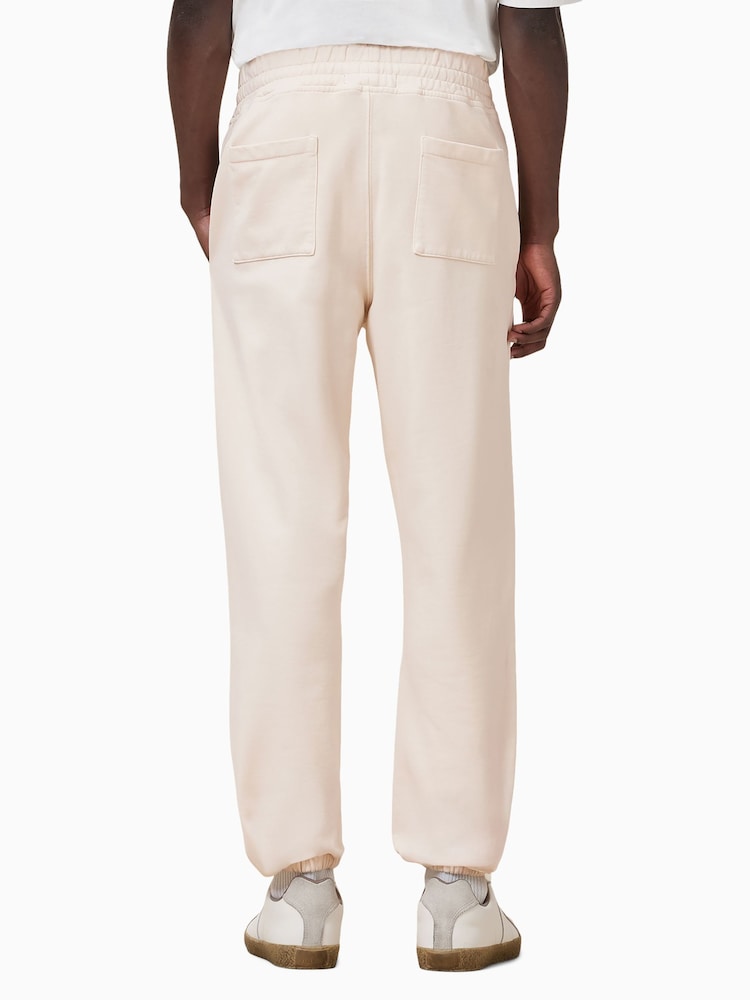 AllSaints White Underground 100% Organic Cotton Joggers - Image 7 of 9