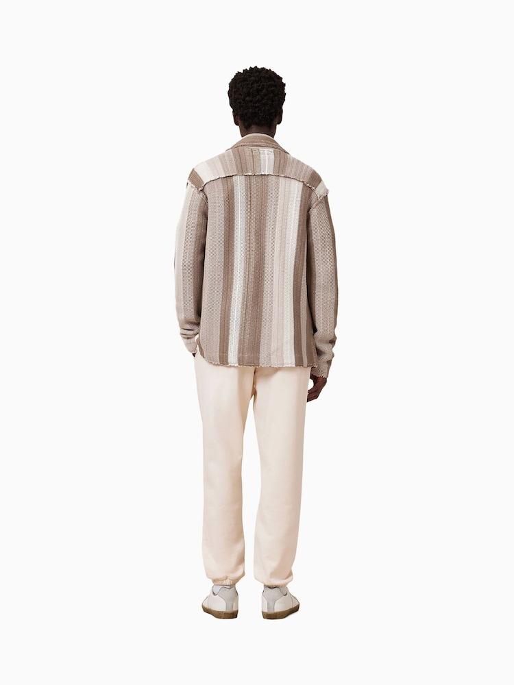 AllSaints White Underground 100% Organic Cotton Joggers - Image 8 of 9