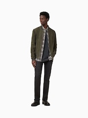 AllSaints Green Buckley Bomber Jacket - Image 1 of 7