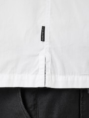 AllSaints White Nyon Short Sleeve 100% Organic Cotton Shirt - Image 6 of 8