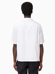AllSaints White Nyon Short Sleeve 100% Organic Cotton Shirt - Image 7 of 8