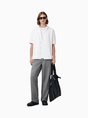 AllSaints Grey Hanbury Trousers - Image 1 of 8
