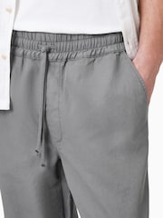 AllSaints Grey Hanbury Trousers - Image 3 of 8