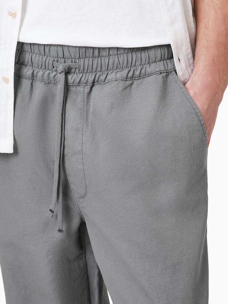 AllSaints Grey Hanbury Trousers - Image 3 of 8