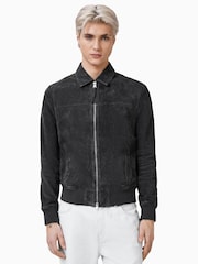 AllSaints Grey Rashford Jacket - Image 4 of 6