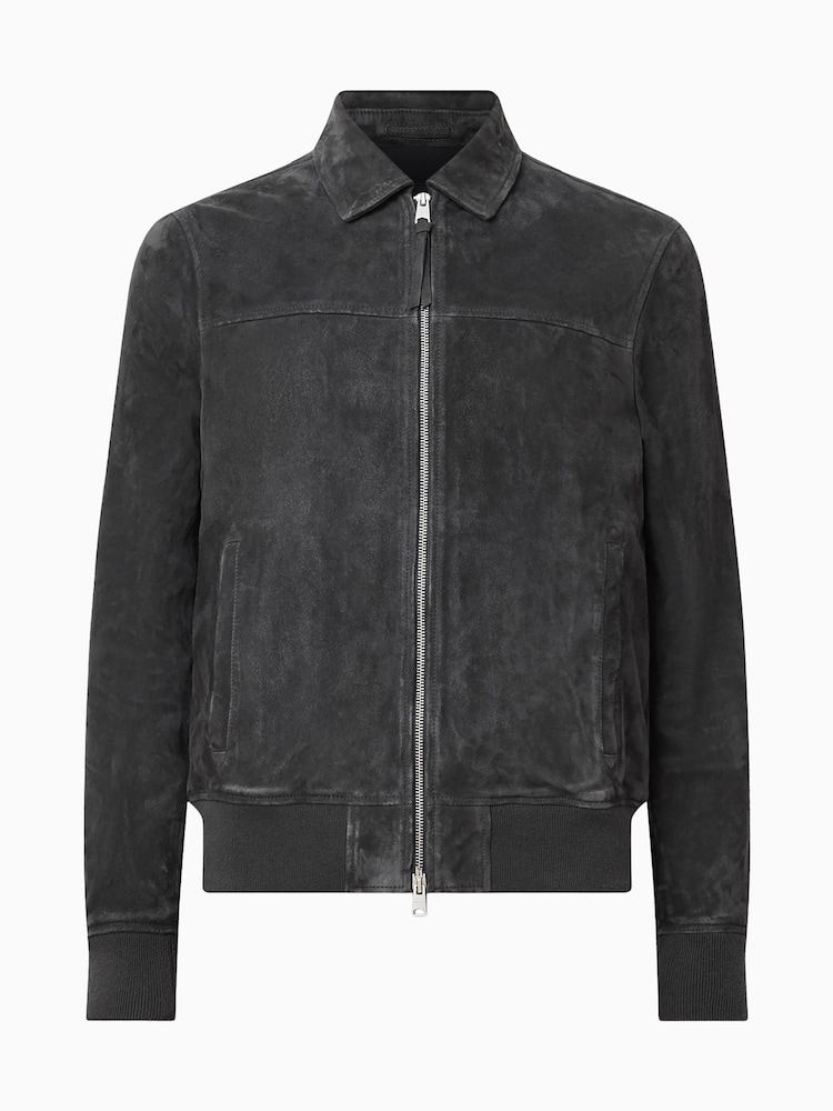 AllSaints Grey Rashford Jacket - Image 6 of 6