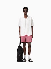 AllSaints Pink Underground Swim Shorts - Image 1 of 8