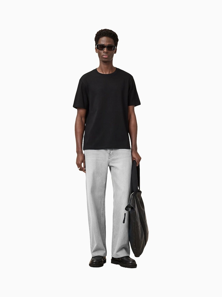 AllSaints Black Slater Crew T-Shirt - Image 1 of 7
