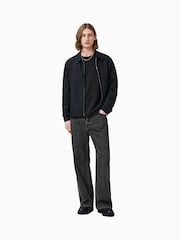 AllSaints Black 100% Organic Cotton Ellis Crew T-Shirt - Image 3 of 7