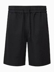 AllSaints Black Hanbury Shorts - Image 8 of 8