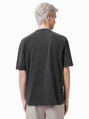 AllSaints Black 100% Organic Cotton Better Days Crew T-Shirt - Image 5 of 7