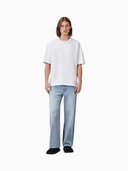 AllSaints White 100% Cotton Sonny Crew T-Shirt - Image 4 of 7