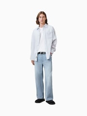 AllSaints White 100% Cotton Sonny Crew T-Shirt - Image 5 of 7