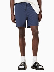 AllSaints Blue Warden Swimshorts - Image 2 of 9