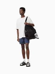 AllSaints Blue Warden Swimshorts - Image 4 of 9
