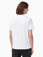 AllSaints White 100% Organic Cotton Ellis Crew T-Shirt - Image 2 of 7