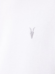 AllSaints White 100% Organic Cotton Ellis Crew T-Shirt - Image 7 of 7