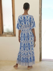 Aspiga Blue Lena EcoVero Dress - Image 2 of 5