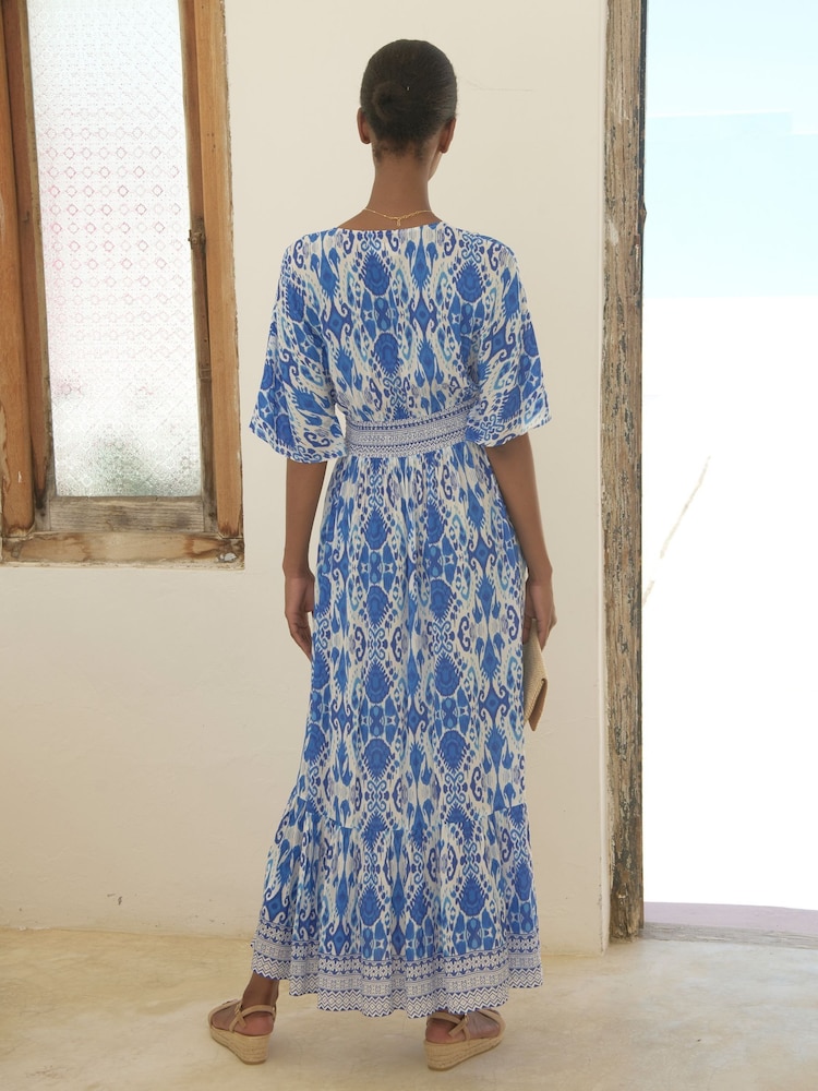 Aspiga Blue Lena EcoVero Dress - Image 2 of 5