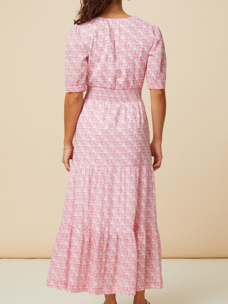 Aspiga White Billie Short Sleeve 100% Cotton Dress - Image 2 of 6