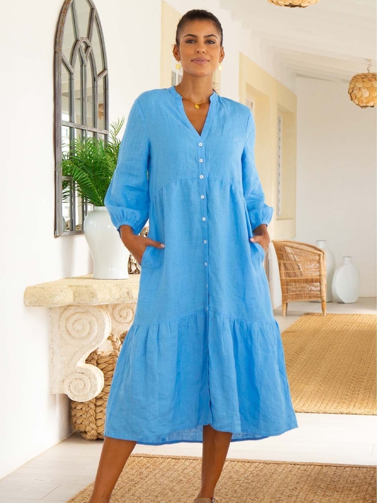 Aspiga Natural Charlotte 100% Cotton Dress - Image 2 of 3