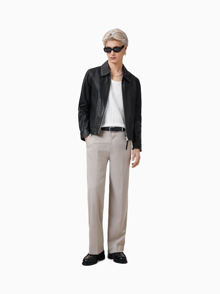 AllSaints Black Nellcot Jacket - Image 2 of 8