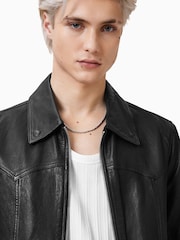 AllSaints Black Nellcot Jacket - Image 3 of 8