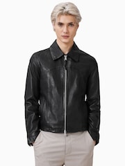 AllSaints Black Nellcot Jacket - Image 4 of 8