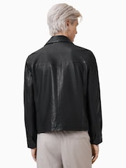 AllSaints Black Nellcot Jacket - Image 7 of 8