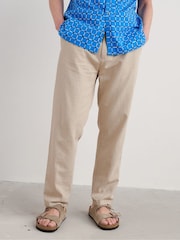 Seasalt Cornwall Natural Mens Messack Trousers - Image 1 of 5