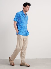Seasalt Cornwall Natural Mens Messack Trousers - Image 3 of 5