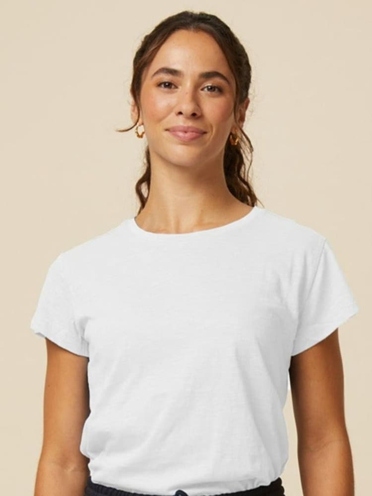 Aspiga White Short 100% Cotton T-Shirt - Image 1 of 2