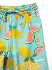 Angel & Rocket Blue Lyla Fruit Print Trousers - Image 6 of 6