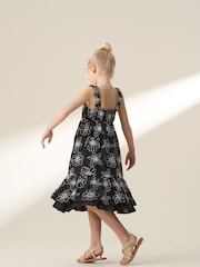 Angel & Rocket Black Maya Embroidered Woven 100% Cotton Dress - Image 2 of 7