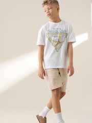 Angel & Rocket White Jordan Graphic Print 100% Cotton T-Shirt - Image 3 of 3