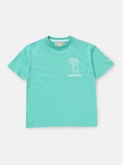 Angel & Rocket Green Jordan Graphic Print 100% Cotton T-Shirt - Image 6 of 8