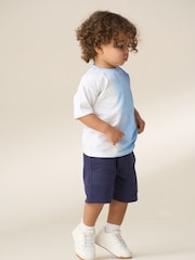 Angel & Rocket Blue Brody Mini Bermuda Shorts - Image 2 of 7