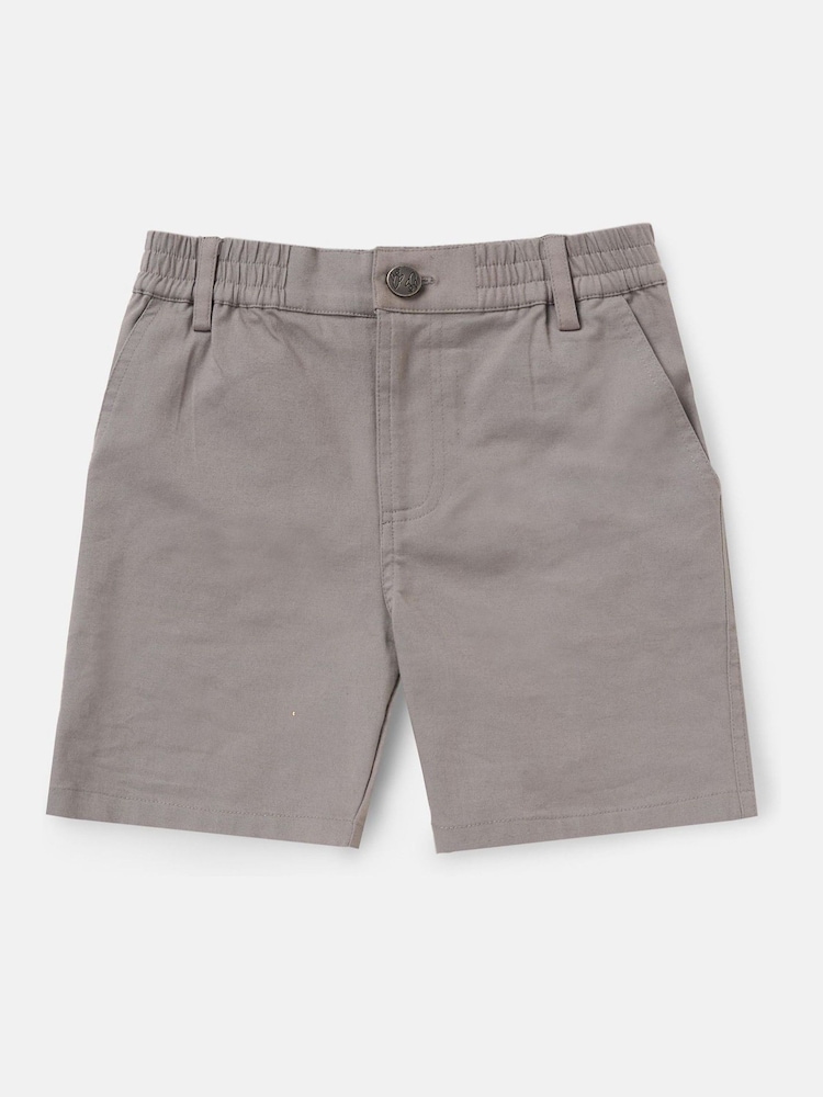Angel & Rocket Grey Dylan Woven Chino Shorts - Image 4 of 6