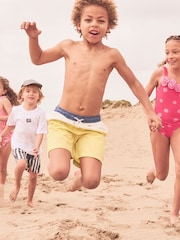 Angel & Rocket Yellow Sandy Cut and Sew Swim Shorts - Image 2 of 7
