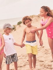 Angel & Rocket Yellow Sandy Cut and Sew Swim Shorts - Image 4 of 7