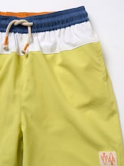 Angel & Rocket Yellow Sandy Cut and Sew Swim Shorts - Image 7 of 7