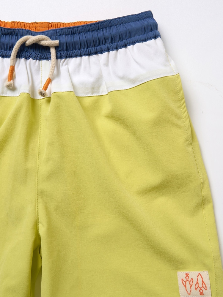 Angel & Rocket Yellow Sandy Cut and Sew Swim Shorts - Image 7 of 7