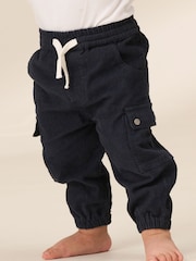Angel & Rocket Blue Joseph Cord Skater 100% Cotton Trousers - Image 1 of 6