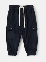 Angel & Rocket Blue Joseph Cord Skater 100% Cotton Trousers - Image 3 of 6