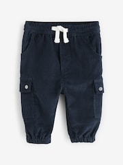 Angel & Rocket Blue Joseph Cord Skater 100% Cotton Trousers - Image 4 of 6