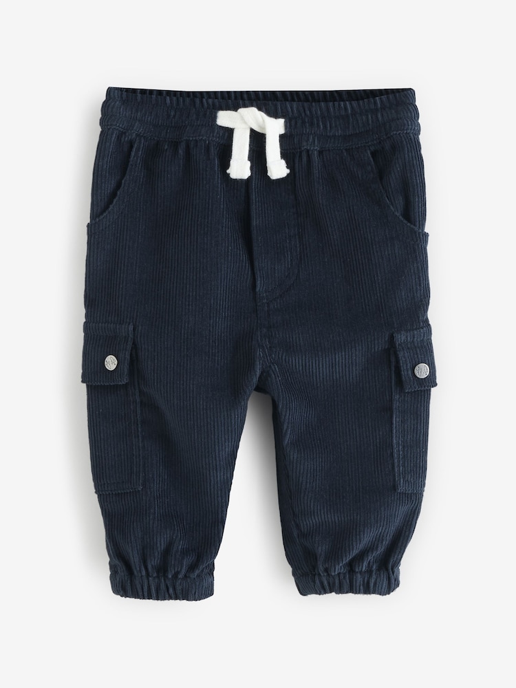 Angel & Rocket Blue Joseph Cord Skater 100% Cotton Trousers - Image 4 of 6
