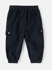 Angel & Rocket Blue Joseph Cord Skater 100% Cotton Trousers - Image 5 of 6