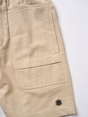Angel & Rocket Natural Brody Stone Bermuda 100% Cotton Shorts - Image 7 of 7
