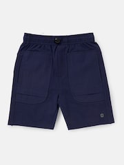 Angel & Rocket Blue 100% Cotton Brody Bermuda Shorts - Image 3 of 5